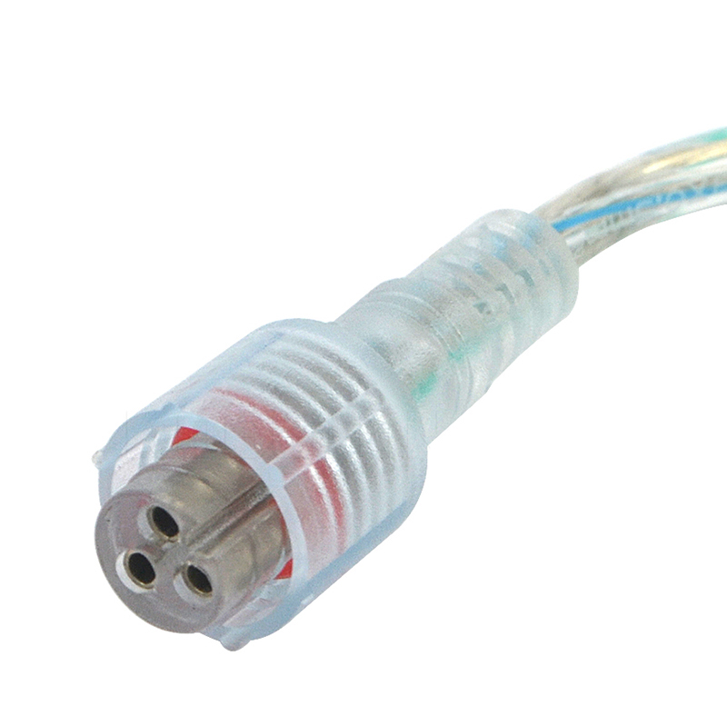 Transparent LED Light Strips Male Female Plug LED 3 X 22 AWG 3 pin connector Waterproof Signal Connector Cable Transparent LED Light Strips Male Female Plug LED 3 X 22 AWG 3 pin connector Waterproof Signal Connector Cable